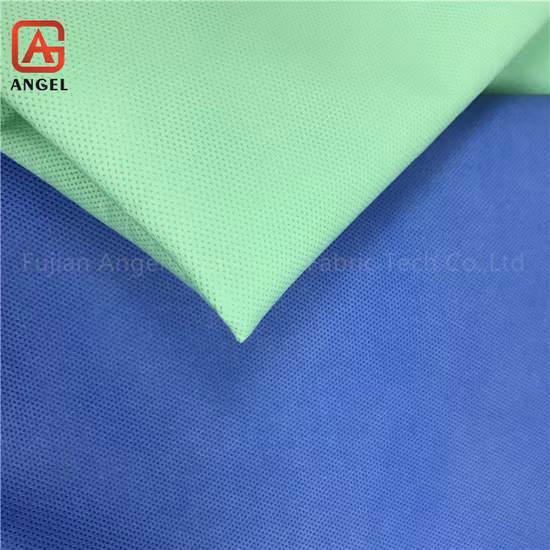 Anti-Bacterial Eco-Friendly Breathable Anti-Static Hospital Face Mask SMS SMMS Smmms Non Woven Dyed 100% Polypropylene SMS PP Spunbond Nonwoven Fabric